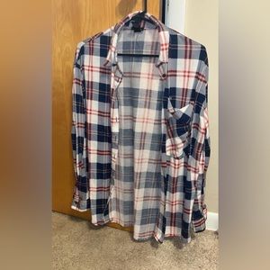 Red Blue and White Flannel Women’s
